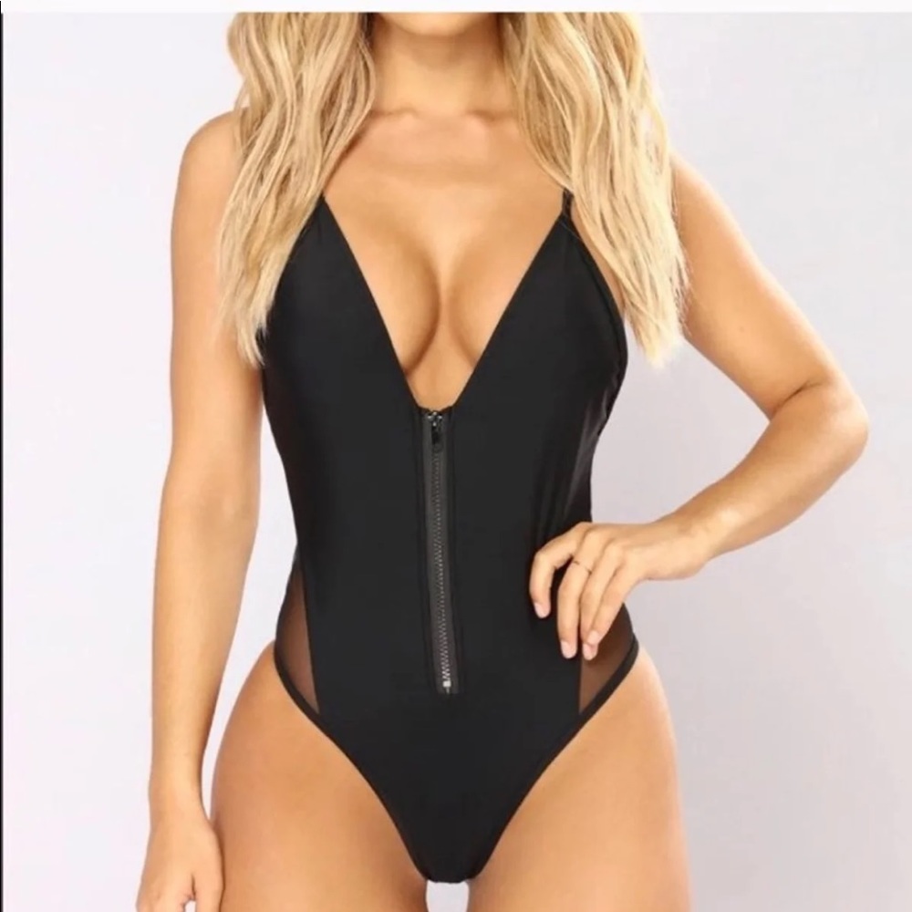 Black swimsuit